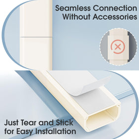 PVC raceway reduces hazards by concealing exposed wires around kids