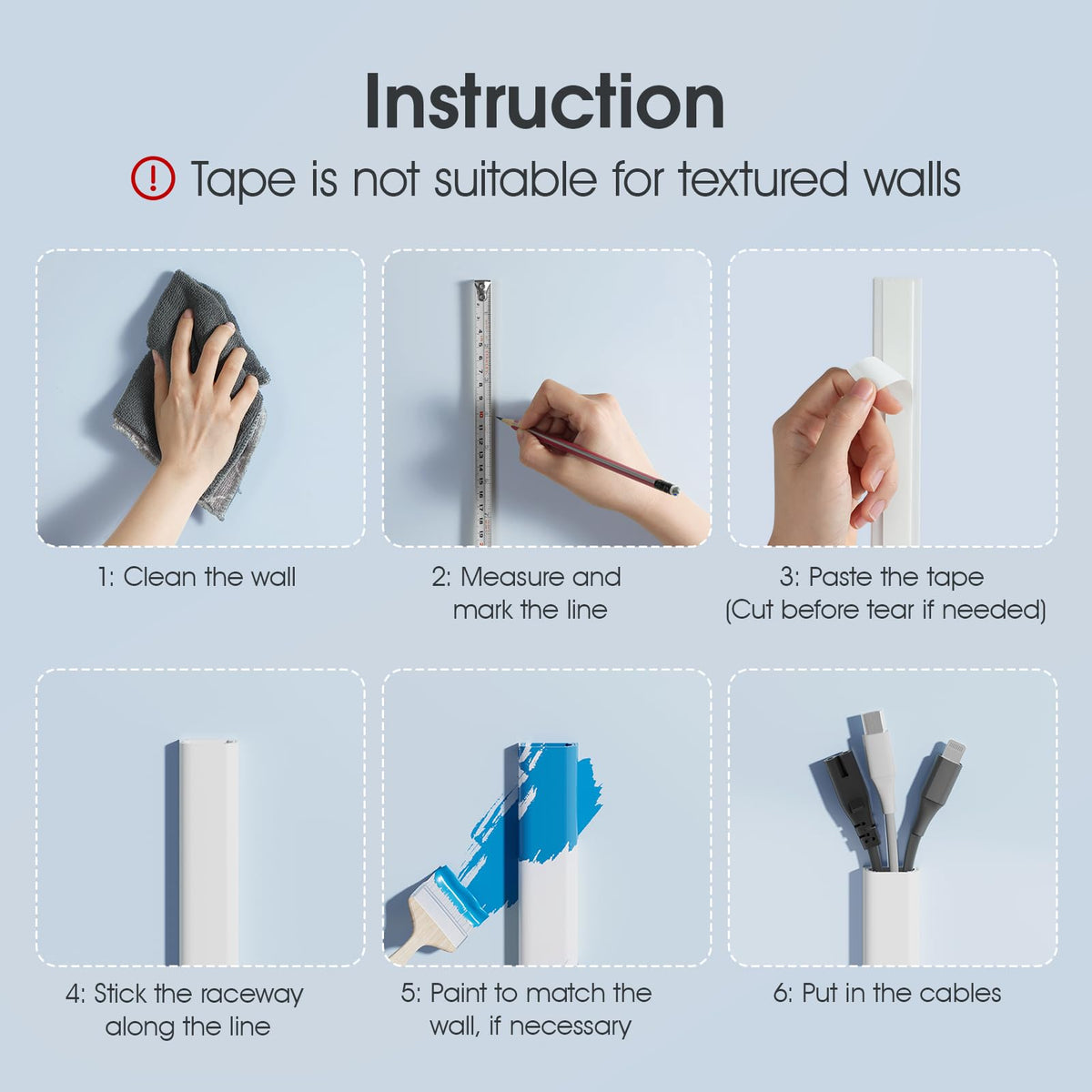 Yecaye tool-free install with strong adhesive backing for quick mounting.