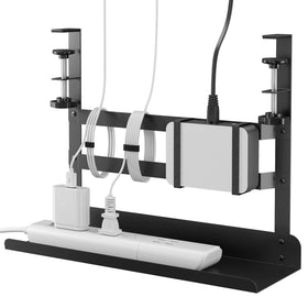 YECAYE under-desk cable management tray helps keep cords organized and accessible