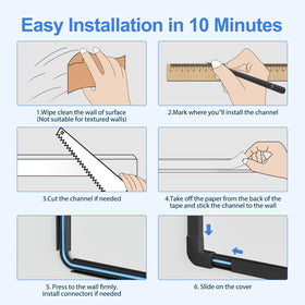 Yecaye TV wire hider enhances room aesthetics with clean lines