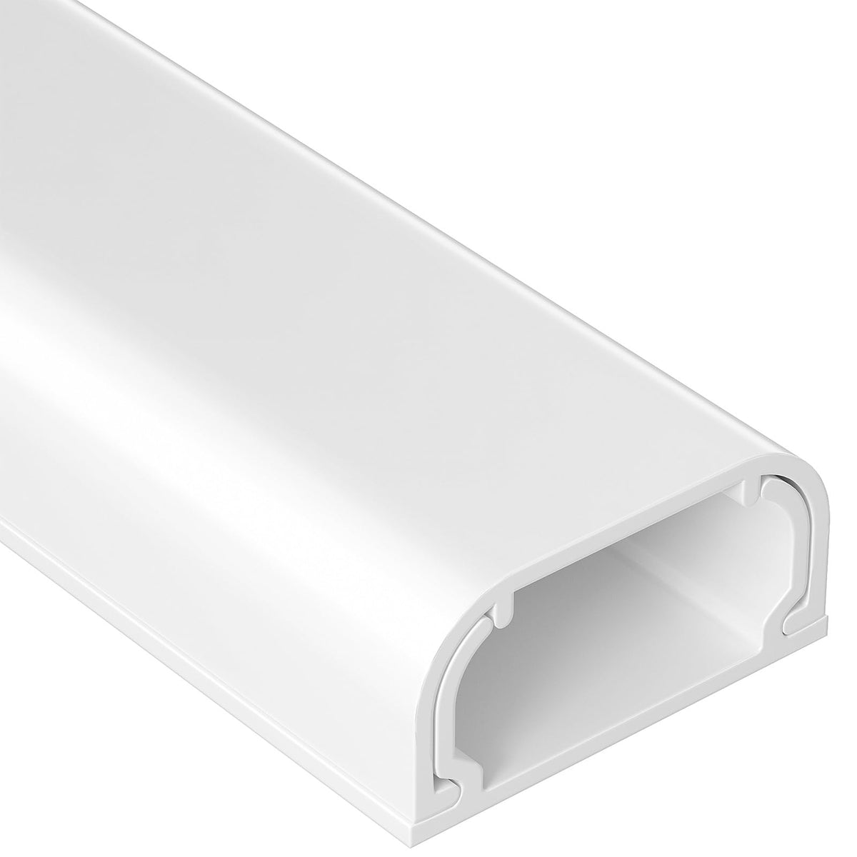 Yecaye wire covers for two cords on wall hide clutter and boost safety.