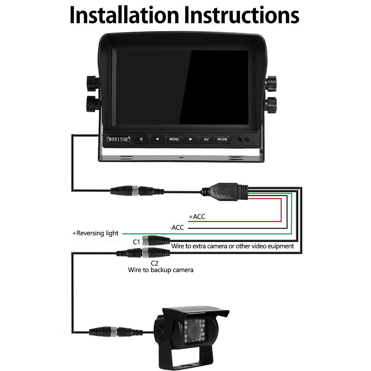 YEDDY 20m extension cable supports long vehicles like trucks and trailers
