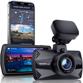 YEECORE D21 front 4K dash cam captures road details clearly for review.