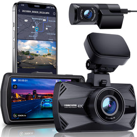 YEECORE D22 front 4K camera delivering clear highway detail for safer driving