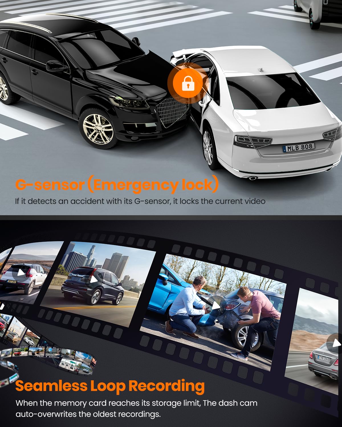 YEECORE parking mode setup helps monitor the vehicle when parked.