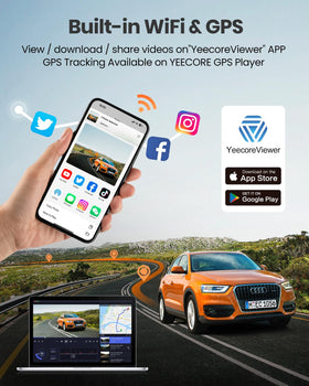 YEECORE Sony Starvis night vision enhances license plate visibility in low light.