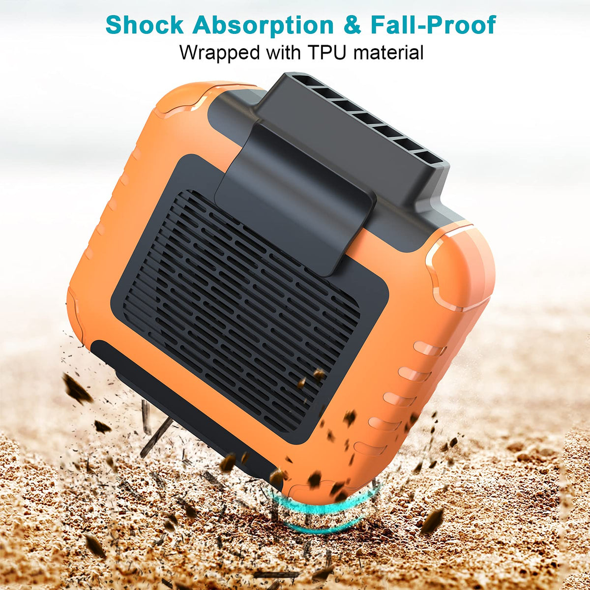 Yeedie versatile attachment clips to belt, pocket, or backpack