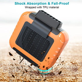 Yeedie versatile attachment clips to belt, pocket, or backpack