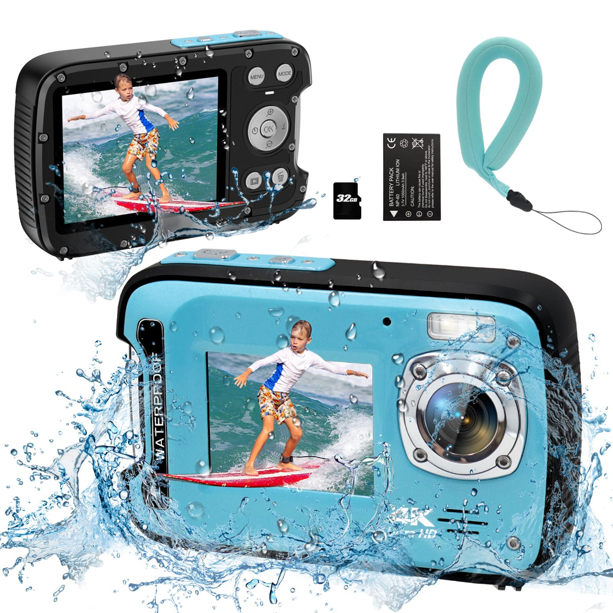 YEEIN underwater camera delivers 4K video and 48MP photos for vibrant reef moments.