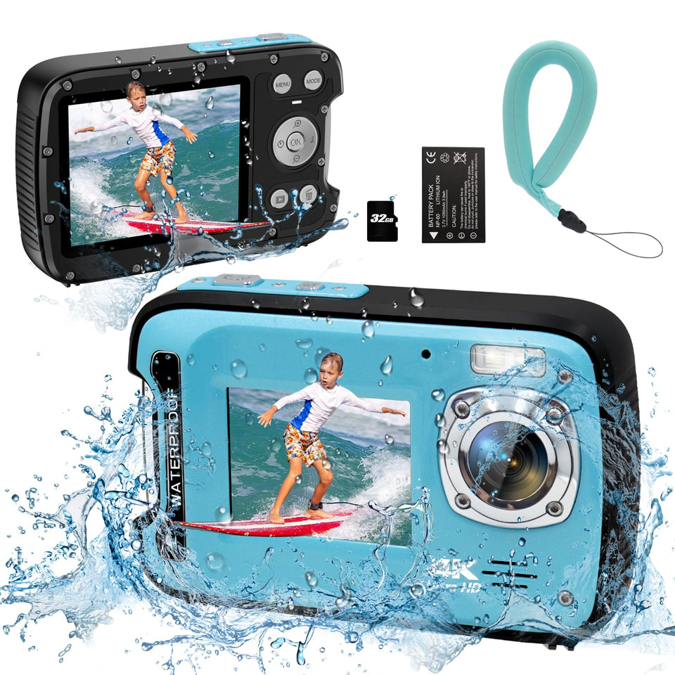 YEEIN underwater camera delivers 4K video and 48MP photos for vibrant reef moments.
