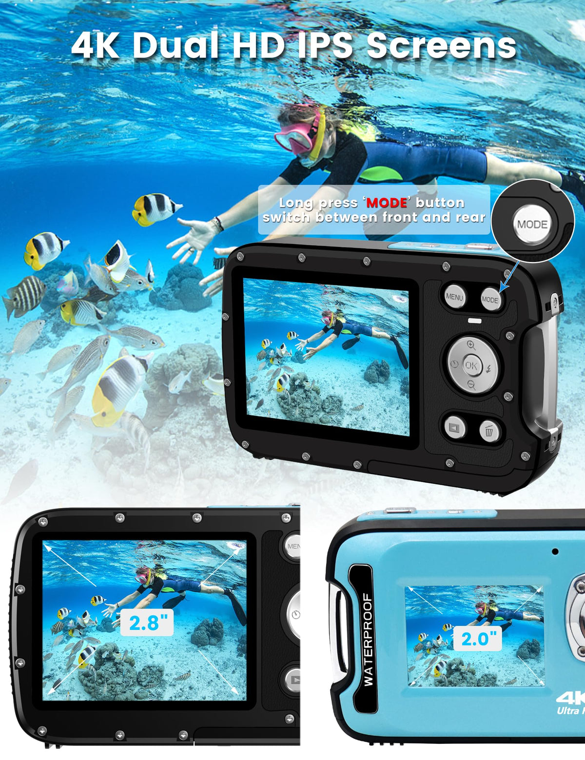 YEEIN compact design fits easily in a pocket.