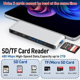 Yeemie Pro with SD and TF card inserted for quick media import benefit
