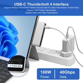 Yeemie Pro Docking Station enabling triple display setup for extended workspace.