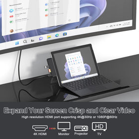 Yeemie Pro docking station provides 100W PD charging for Surface Pro on the go