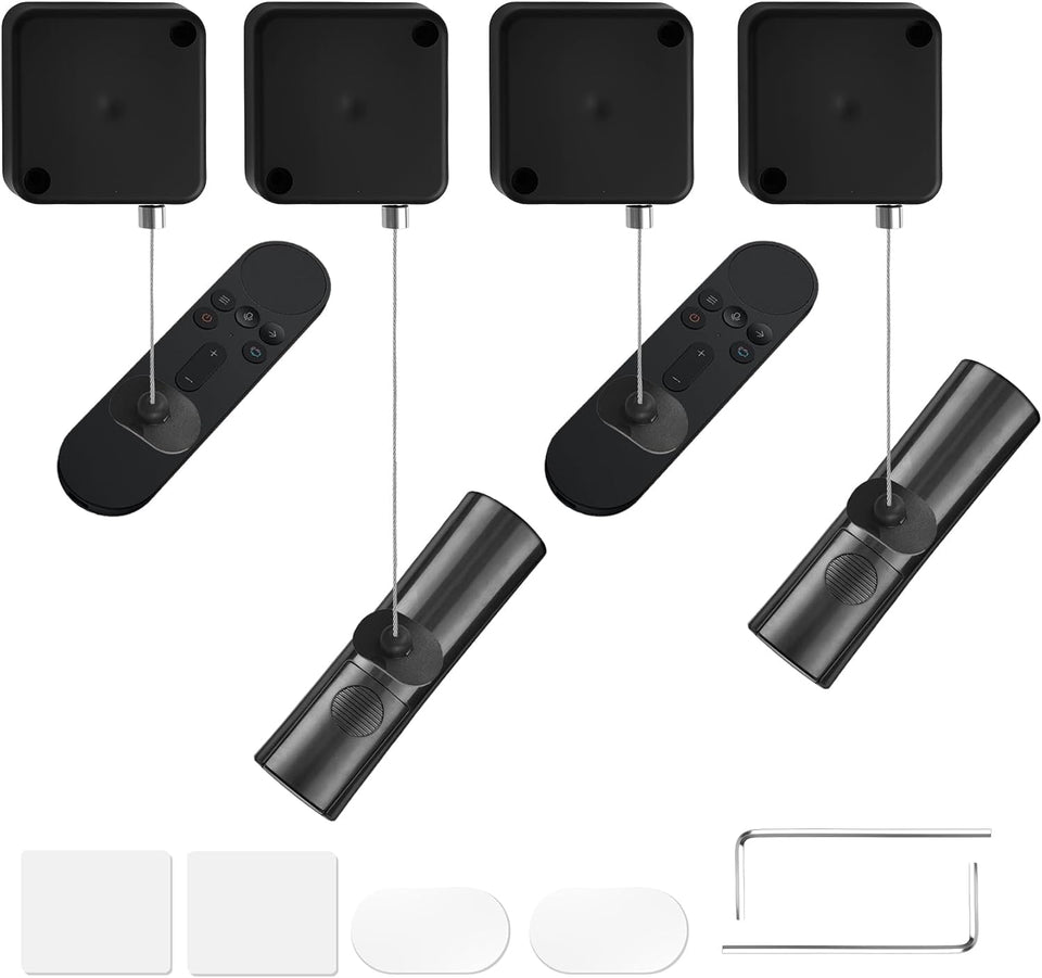 Yeesingsen remote tether with six-and-a-half-foot reach keeps remotes within easy reach.