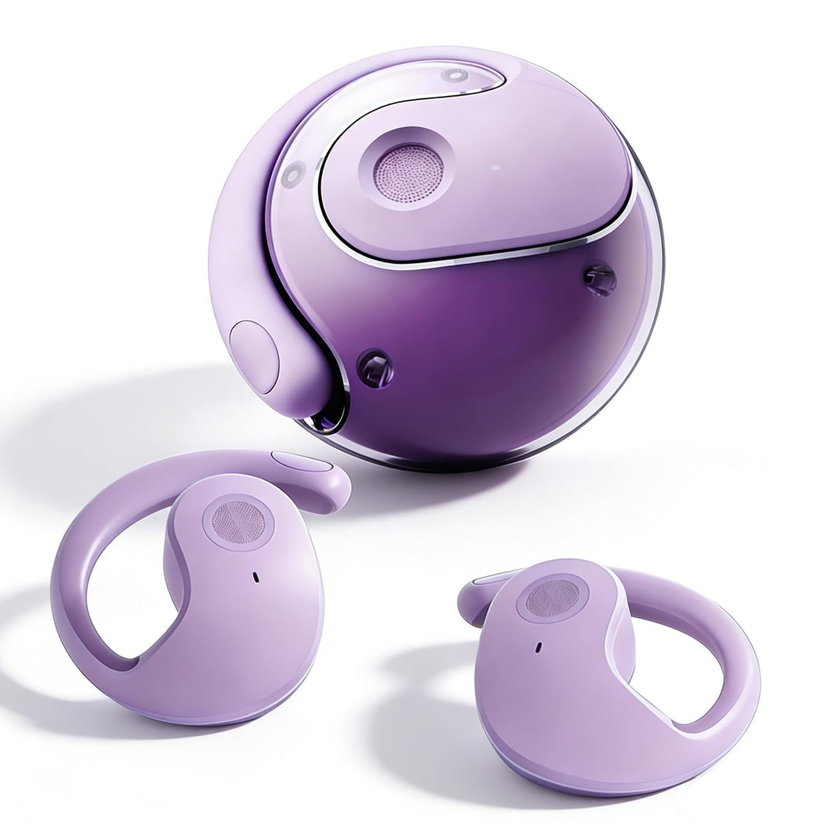 Yeforu front packaging showing earbuds and case, highlights convenience