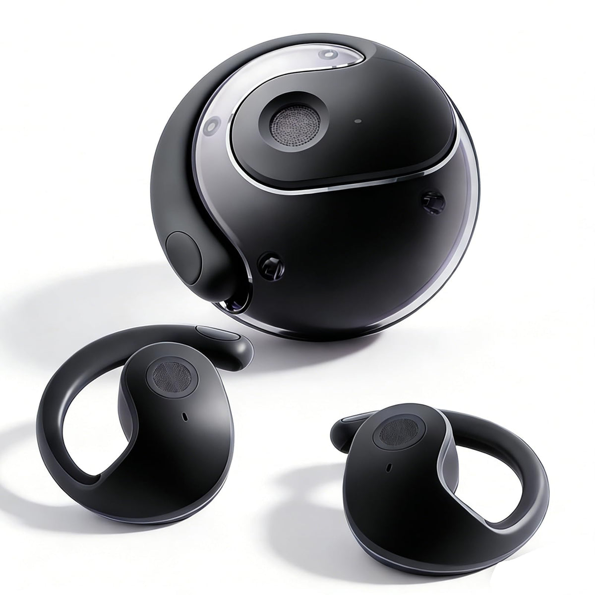 Yeforu front packaging showing earbuds and benefits - clear unboxing benefit
