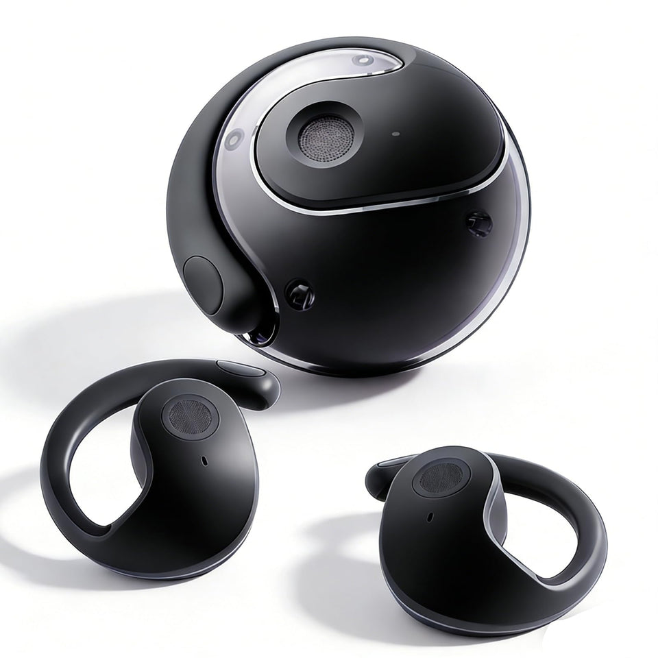 Yeforu front packaging showing earbuds and benefits - clear unboxing benefit