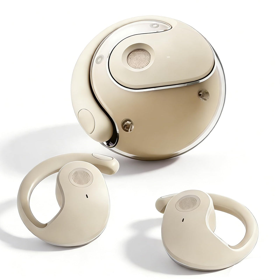 Yeforu front view packaging showing earbuds and case, highlighting brand convenience