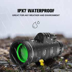 YEGASS waterproof and fogproof monocular for all-weather viewing.