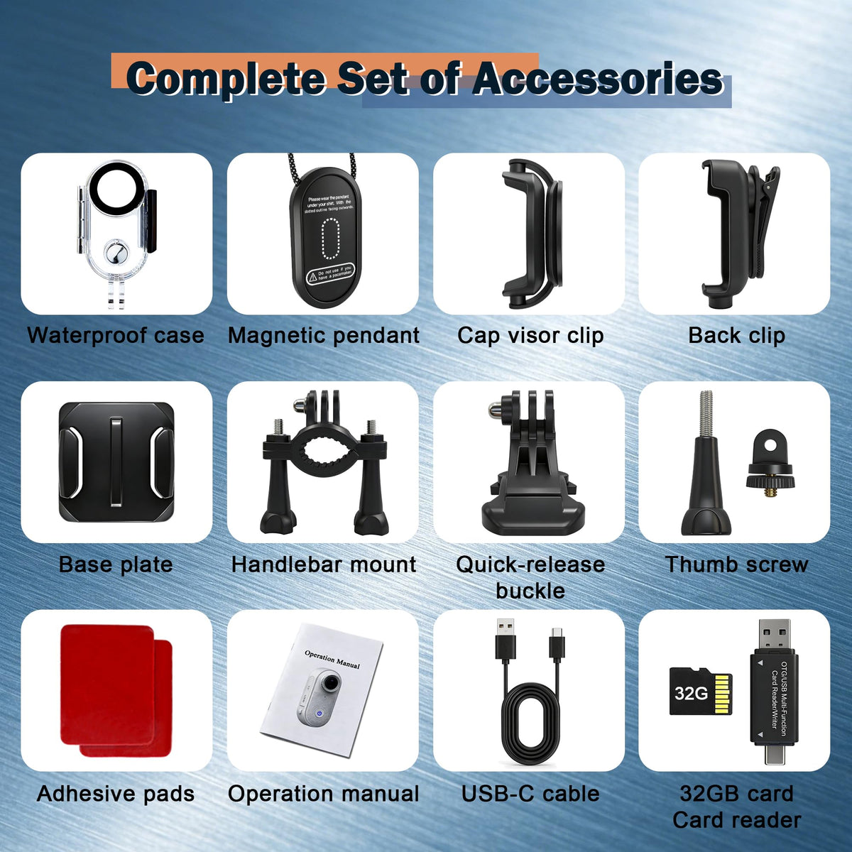 Yehtreh accessories laid out showing mounts and versatile mounting options
