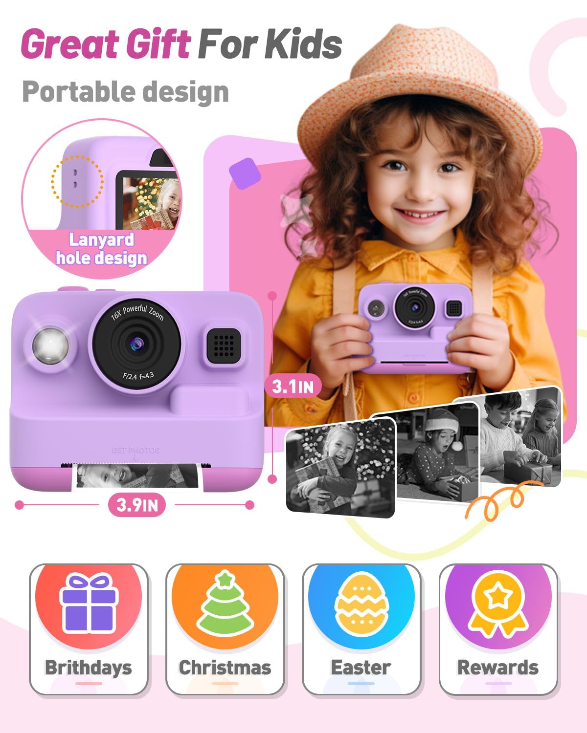 Yehtta kid using camera outdoors demonstrating creative play and learning