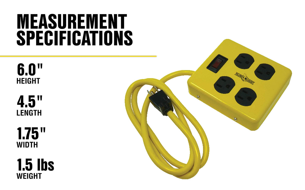 Yellow Jacket cULus listed label indicating compliance and safety