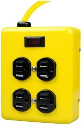 Yellow Jacket power block with four outlets for versatile workshop power