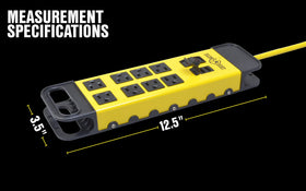 Yellow Jacket Power Block back view highlighting sturdy metal housing.