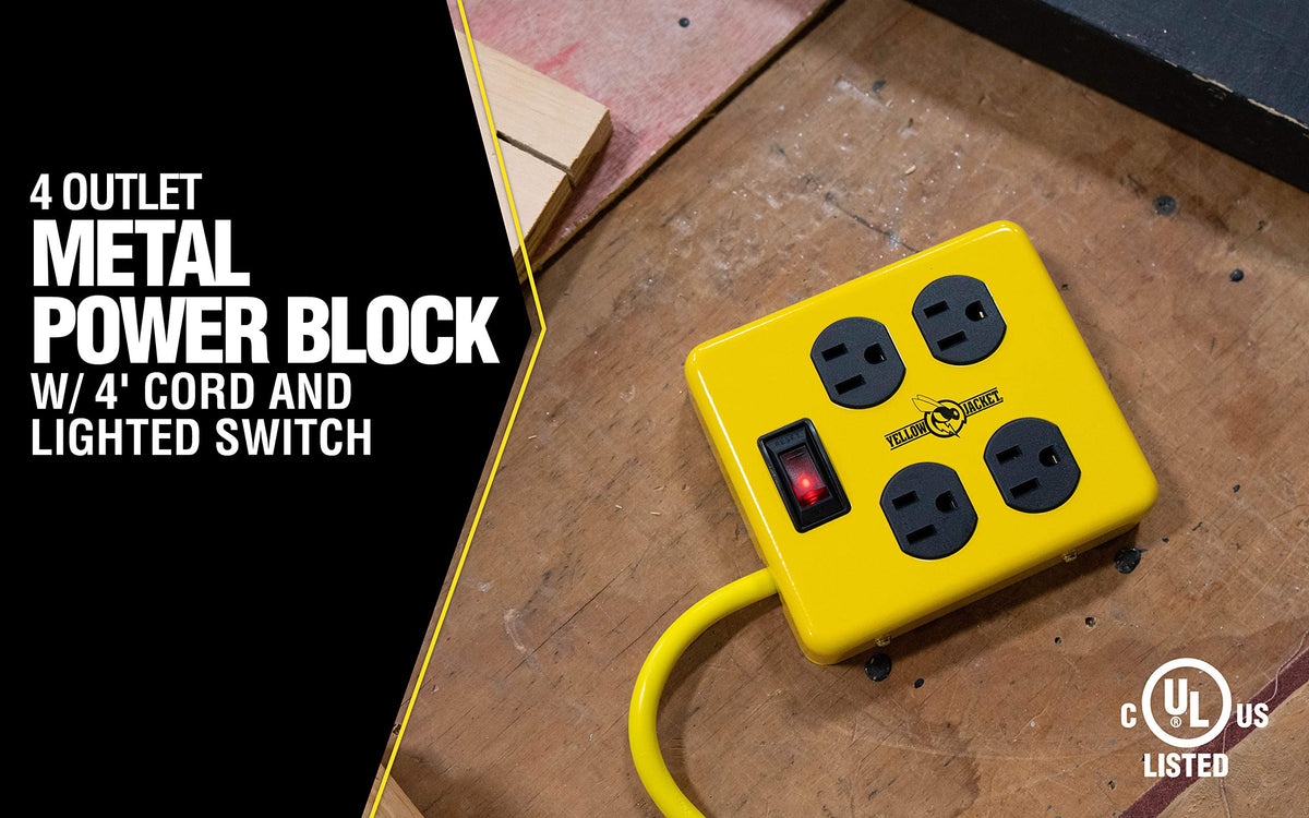 Yellow Jacket power block circuit breaker protects tools from overload