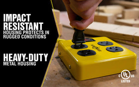 Yellow Jacket power block cord extends reach and visibility