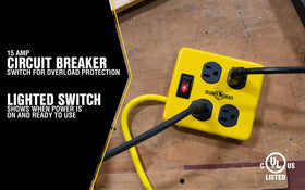Yellow Jacket workshop setup showcasing rugged reliability