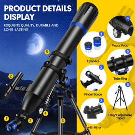 YENGUAN compact carrying bag enables portable telescope transport.