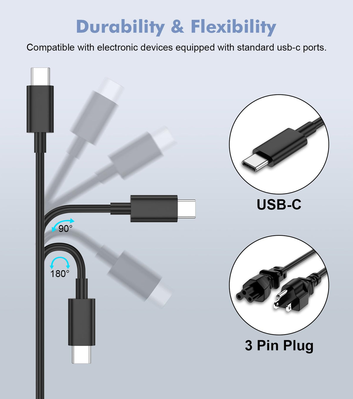 Yenyoh charger next to laptop for scale demonstrating compact travel-friendly size