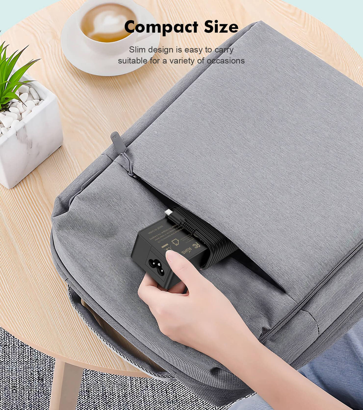 Yenyoh 100W USB-C charger packaging box highlights value and warranty.