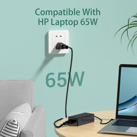 Yenyoh adapter plugged into laptop providing steady power during work