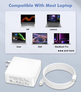 Yenyoh charger with included 5A USB-C cable for reliable high-speed power