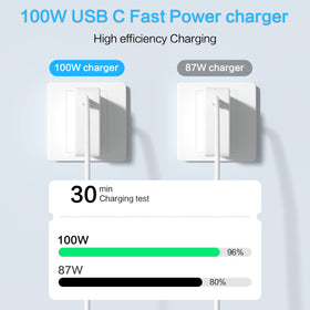 Yenyoh flat 6.8ft USB-C cable ready for flexible desk setups.