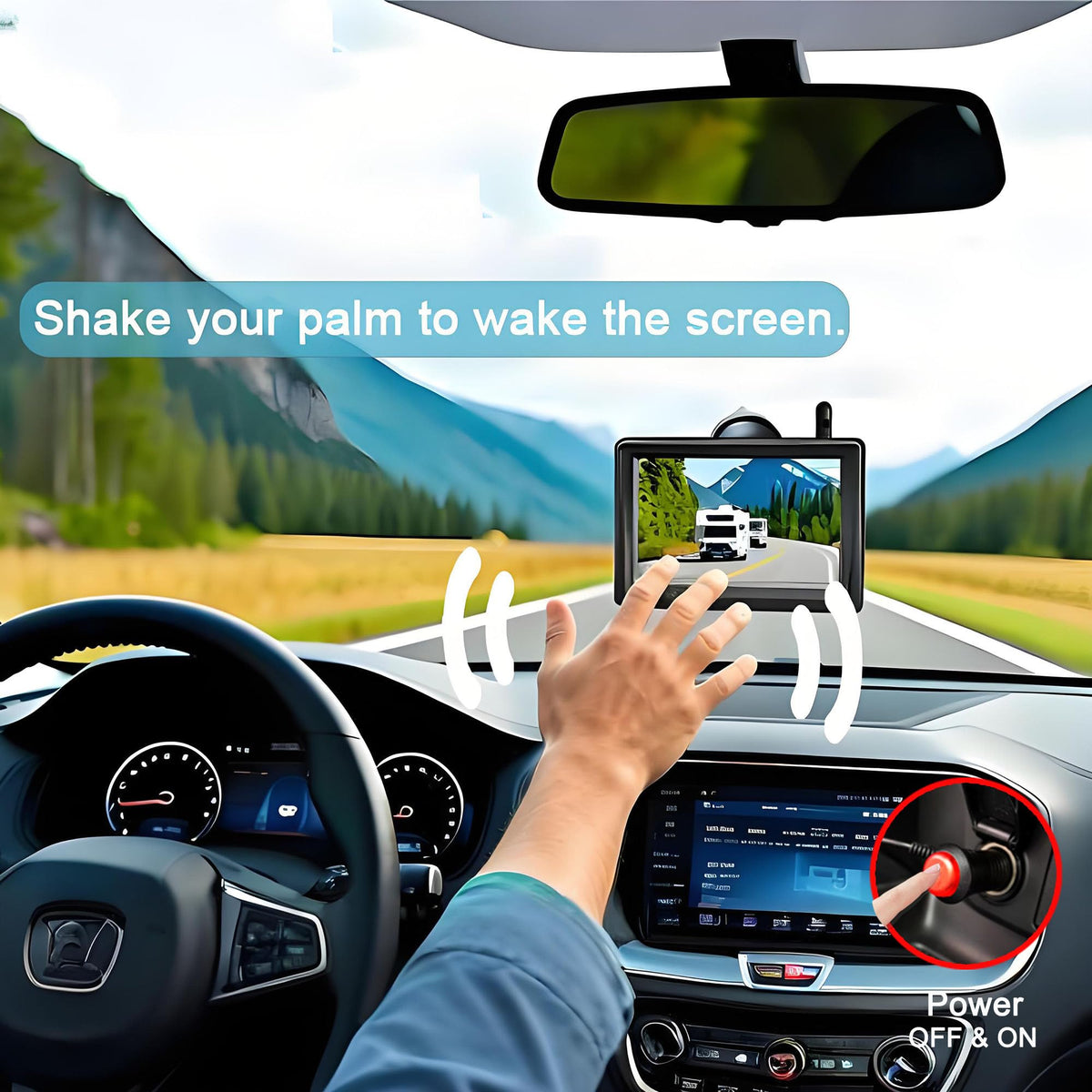 YEOIZO night vision enhances rear view in low-light conditions