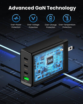 YEOTSMUT 100W GaN 4-Port Charger compatibility with laptops and tablets
