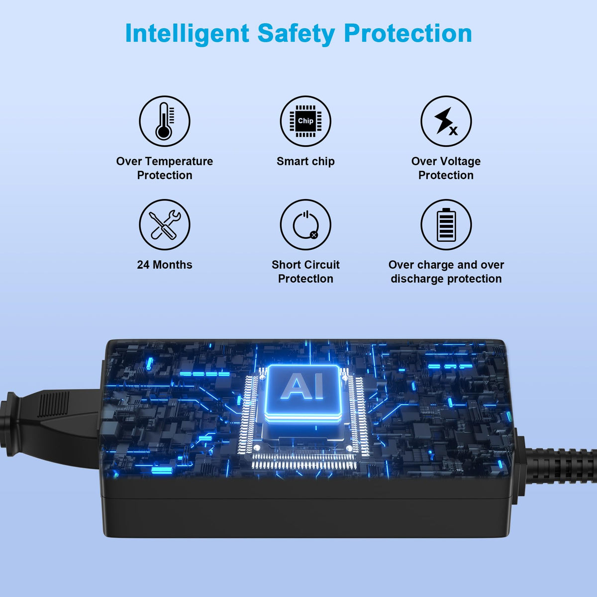 YEOTSMUT 45W USB-C charger shown as travel-ready companion for commutes