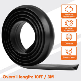 YesBes cord cover on office floor for tidy, trip-free space.