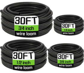 YesBes front packaging showing four diameter tubes and 30ft lengths protecting wires
