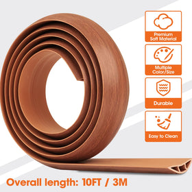 YesBes shielded floor cover hides extension cords in office spaces.