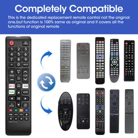 YesBes six-pack remote, angled design highlights durable ABS and silicone.