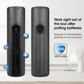YesBes six-pack remote, close-up of Netflix shortcuts for quick access.