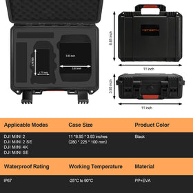 YETEETH case beside a backpack to show scale and portability for travel and easy packing