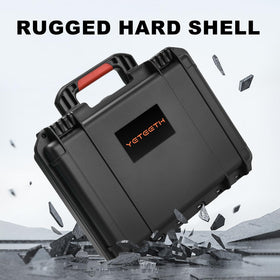 YETEETH PP shell texture detail highlighting impact-resistant construction for secure drone storage