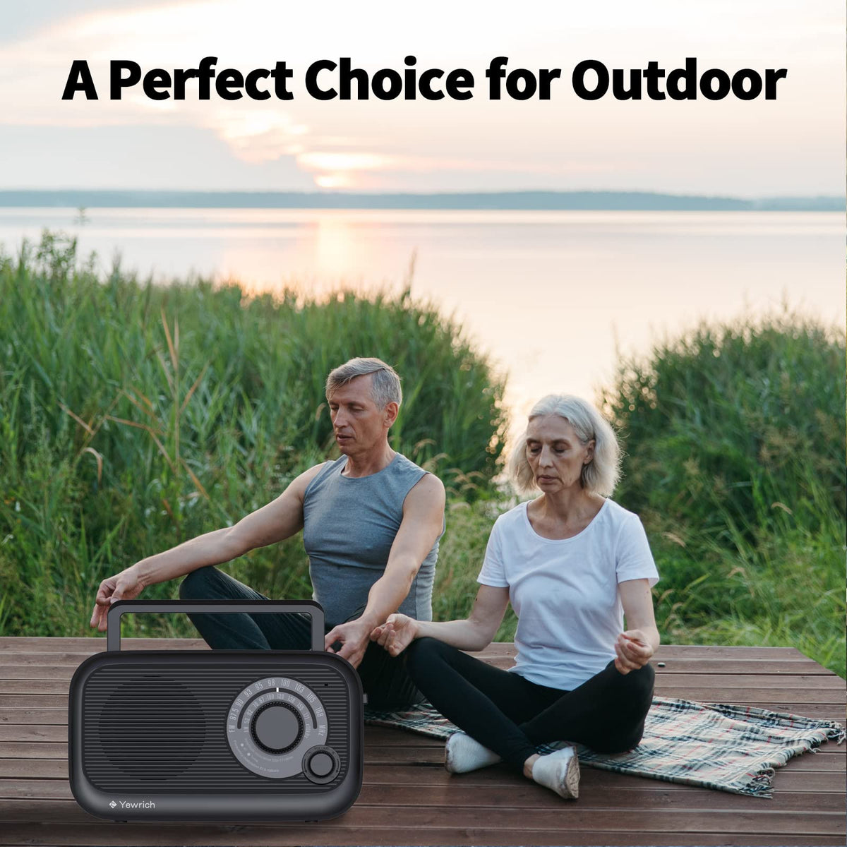 Yewrich battery compartment open for quick battery replacement outdoors