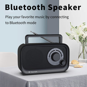 Yewrich paired with phone via Bluetooth for wireless streaming benefit